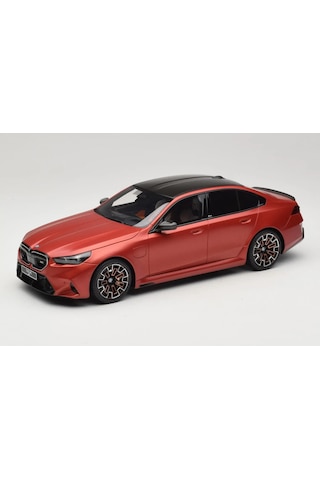 1:18 Ölçek Gt Spirit 2025 Bmw M5 G90 Peable Beach Orange Resin Kapalı Minyatür Model Araba 25cm