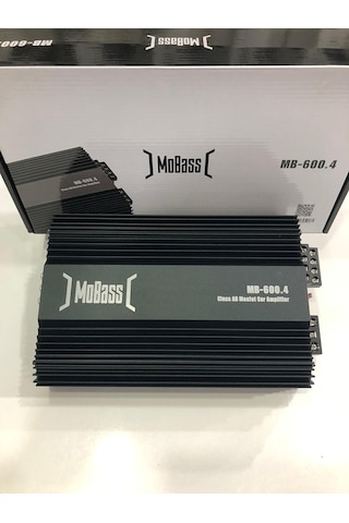 Mobass Mb-600.4 4 Kanallı Bass Kontrollü Anfi 2400 Watt