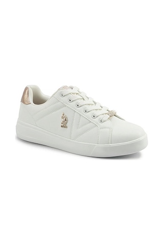 U.s. Polo Assn. A102021411 5f Exxy 5pr Kadın Klasik Sneaker Beyaz Beyaz