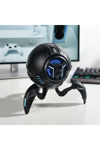 Gravastar Mars Pro 20w Bluetooth Hoparlör, Taşınabilir Stereo Ses Bombası, Rgb Işıklı, 2 Adet, Siyah