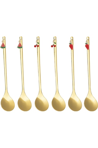 Cook With Love Gold Tatlı Kaşığı - 6'lı