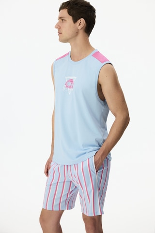 Penti Erkek Renkli Surfer Şortlu Pijama Takımı Çok Renkli