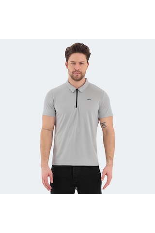 Slazenger ROYAL Erkek Polo Yaka Gri Tişört