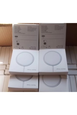 Honmex 15w Magsafe Manyetik Hızlı Şarj Cihazı, İnce Dairesel K9 Kristal Model, iPhone Uyumlu İçin Ev Kullanıma Uygun, 3'lü Paket