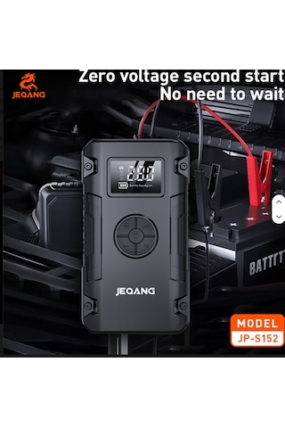 Jeqang Jp-s152 Akü Takviye Cihazı Lastik Şişirme Özellikli Powerbank 12v/24v