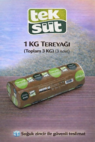 Tereyağ 1kg X 3 Adet