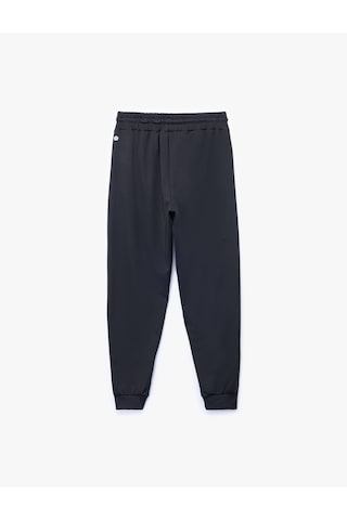 Koton Yüksek Bel Bağcıklı Spor Jogger Eşofman Altı Siyah 6wak40239nk Siyah