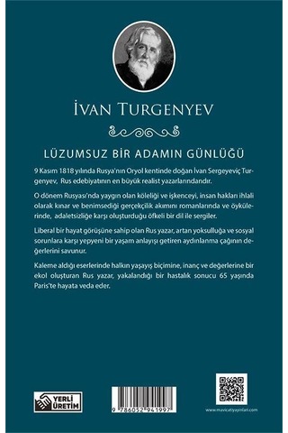 Lüzumsuz Bir Adamın Günlüğü - İvan Turgenyev - Maviçatı (dünya Kl