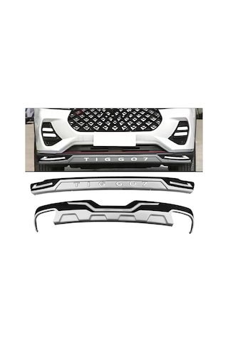 Chery Tiggo 7 Ve 7 Pro 2022+ Ön Ve Arka Tampon Koruma Difüzör Chery Tiggo 7 Ve 7 Pro 2022+ Ön Ve Arka Tampon Koruma Difüzör