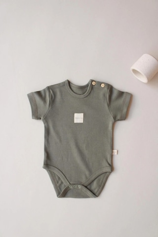 Oh La La Koala Haki Basic Etiketli Kısa Kollu Body Zıbın