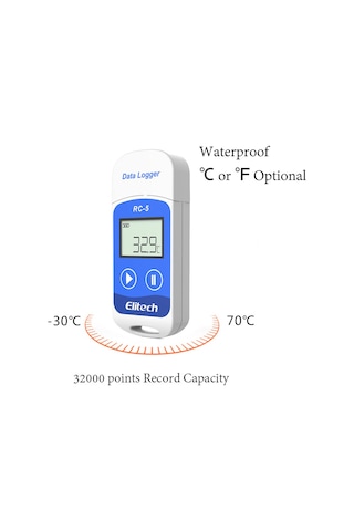 Elitech Mini Sıcaklık Kayıt Cihazı Datalogger Rc-5 Thr235