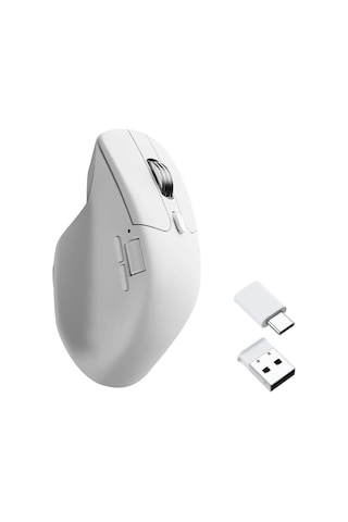 Keychron M6 Yükseltme Kablosuz Bluetooth/2.4 Ghz/kablolu Optik Fare, 1000 Hz Hafif Programlanabilir Pixart 33 M6s-b72