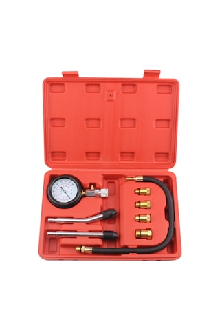 Maiyame Otomotiv Ve Motosikletler İçin Yüksek Basınçlı Kompresyon Test Cihazı Seti - 300 Psı Kapasiteli