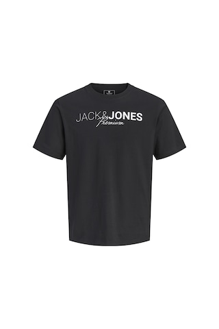 Jack & Jones Erkek Gögüs Baskili Tisört - Blaneo - 12298018 Siyah