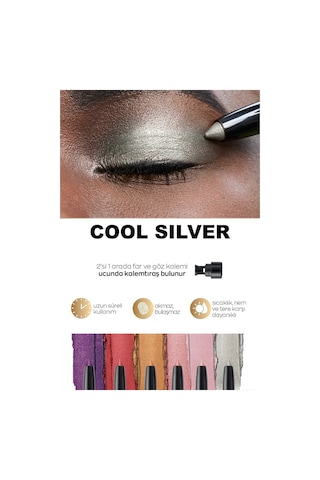 Avon Power Stay Shadow Stick Kalem Far Cool Silver