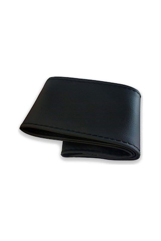 Toyota Corolla Uyumlu 2013-2021 Dikmeli Direksiyon Kılıfı Soft Siyah Ipli 38cm 10cm