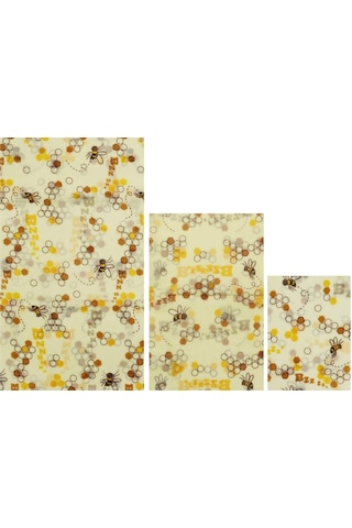 Qingmipy Ekolojik Balmumu Gıda Saklama Örtüleri, Yeniden Kullanılabilir Ve Yıkanabilir, Doğal Koruma Diğer