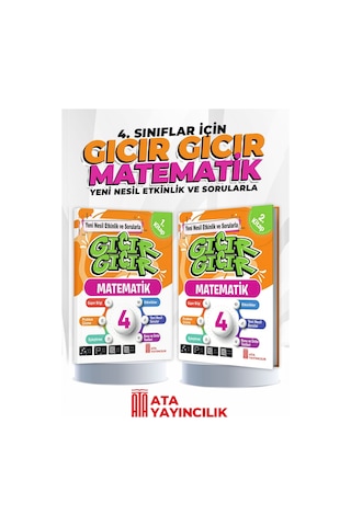 Ata Yayıncılık 4. Sınıf Gıcır Gıcır Matematik 1 Ve 2. Kitap Ata Yayıncılık 4. Sınıf Gıcır Gıcır Matematik 1 Ve 2. Kitap