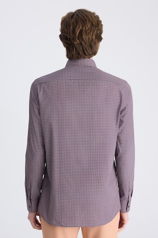 Twn Slim Fit Karma Renk Baskılı %100 Pamuklu Gömlek 1ec02ad01288m Z02