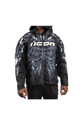 Icon Airform Manik Rr Korumalı Motosiklet Montu Siyah Gri