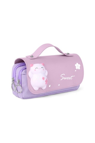 Saplı Su Geçirmez Okul Kalem Kutusu, Büyük Kalem Kutusu, Dekompresyon Oyuncaklı Okul Kalem Çantası, Üniversite Ofis Öğrencileri Ve Kız Çocukları İçin Th