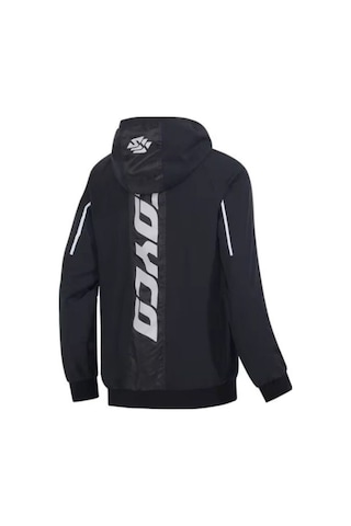 Motoanl Motosiklet Ve Bisiklet Korumalı Jacket Yağmurluk Polyester Stopwater Sertifika Korumalı Mont Black