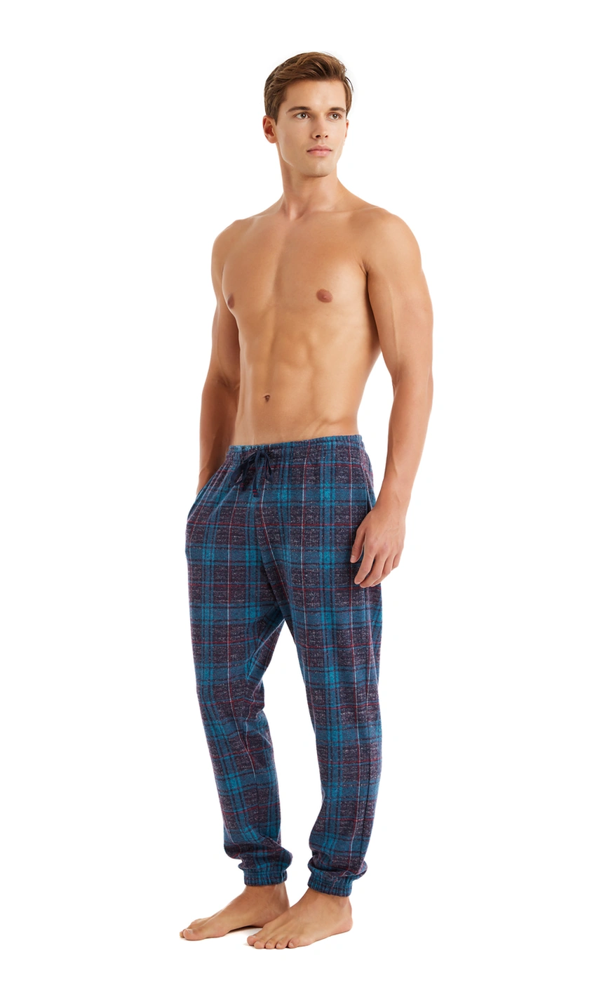 Termal Erkek Pijama Altı 40607 - Baskılı Çok Renkli