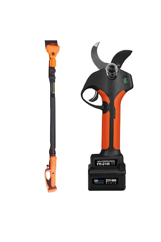Eng Energy Fh 2145 Akülü Budama Makası 21v 4ah 45mm 2 Bataryalı Uzatma Aparatlı