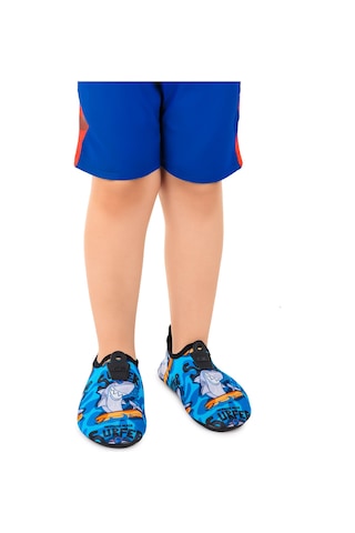 Kiko Kids Surfer Havuz Plaj Erkek Çocuk Deniz Ayakkabısı 7561 Royal Royal Saks Mavi