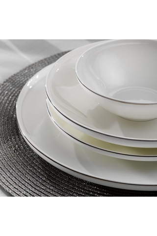 Schafer Chance Platin Yemek Takımı 56 Parça-platin Beyaz - Platin