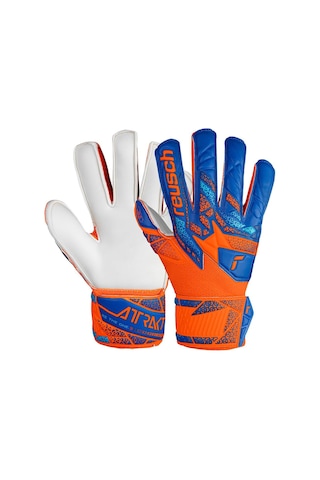 Reusch 5472510 Attrakt Solid Finger Support Jr. Kaleci Eldiveni Saks-turuncu