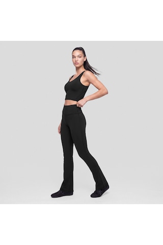 Qua Home Q Active Kadın Flare Pantolon Siyah Çok Renkli