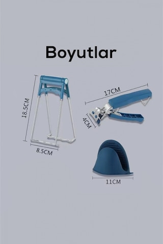 Sıcaklık Önleyici 4lü Set Çok Renkli