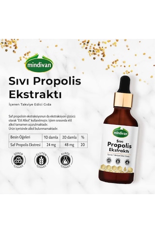 Mindivan Sıvı Propolis Ekstraktı 30 Ml