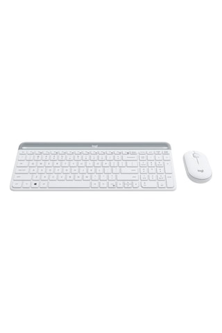 Logıtech Mk470 Klavye+ Mouse Kablosuz Beyaz (920-009436)