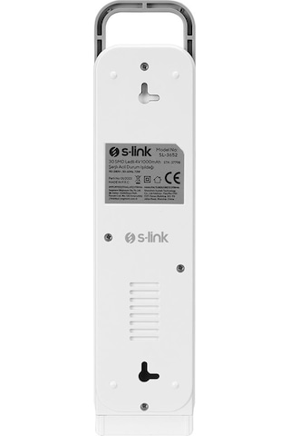S-link Sl-3652 Beyaz 40 Smd Ledli 4v 1000mah Şarjlı Acil Durum Işıldağı - 37798