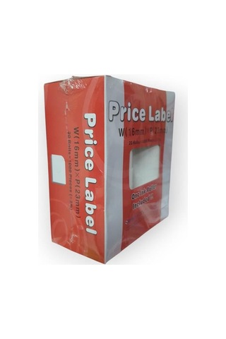Motex Yazı Makinesi Etiketi Motex-6600 1000'li X 20 Paket 50