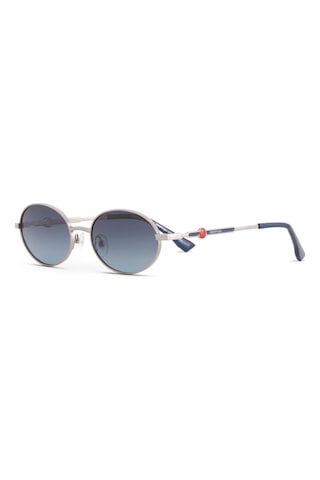 Despada Ds 2335 C4 56 Unisex Oval Gri Metal Güneş Gözlüğü