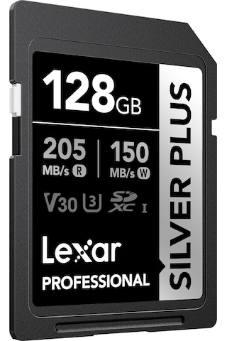 Lexar Professional 128gb 205 Mb/s Silver Plus Sd Hafıza Kartı