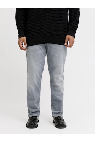 Jack & Jones Büyük Beden Slim Straight Tim Jean - 12293558 Gri