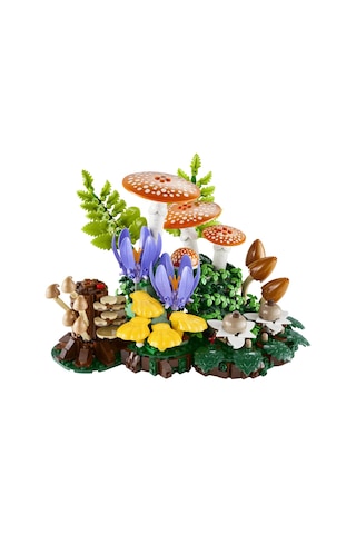 LEGO® Botanicals Orman Mantarları 11505 - Yetişkinler için Çeşitli Mantarlar İçeren Dekoratif Model Yapım Seti (806 Parça)