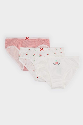 DeFacto Kız Çocuk Desenli 3'lü Slip Külot E7073A825SPER105