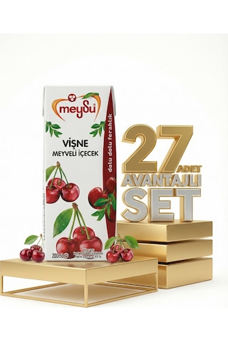 Meysu Nektar Vişne 27x200 Ml