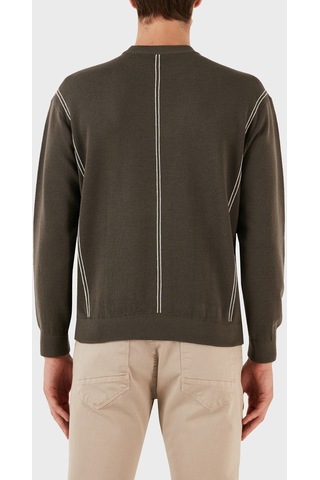 Emporio Armani Erkek Kazak 6r1mx3 1mozz 0440 Kahve Kahverengi