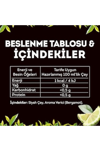 Lipton Early Grey Demlik Poşet Çay 100'lü 320 Gr