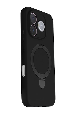 Newface - 197 - Huawei Honor 600 Lite Regal Magsafe Standlı Kapak - Spt-gld - - Siyah Sıyah