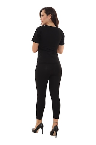Sauna Suit Ekstra Terle Incelten Unisex Termal Fermuarvetayttakim Siyah