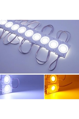 Tekli Su Geçirmez 12 Volt 2.4 Watt Modül Led Gün Işığı 10 Adet