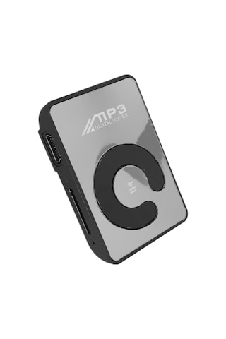 Geeksen Spor İçin Taşınabilir Siyah Mp3 Çalar - Mini Boyutlu, Kanca Özelliği, 8gb Tf Kart Desteği