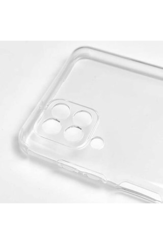 Samsung Galaxy M22 Uyumlu Kamera Korumalı 3D Şeffaf Silikon Kılıf 544653896